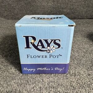 Tampa Bay Rays Mosaic Flower Pot Happy Mothers Day